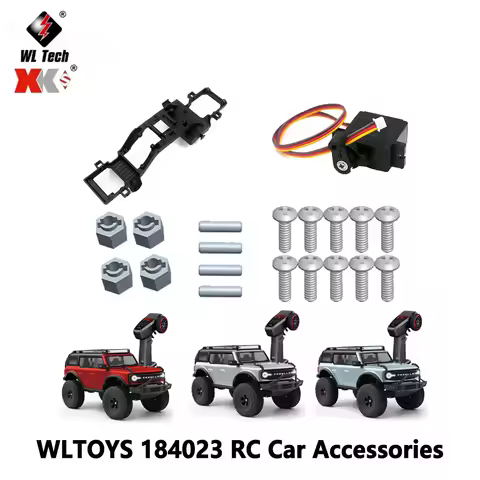 WLTOYS 184023 1/18 2.4G 4WD High Speed Off-road RC Car Accessories,Red Body Shell,Wheel,Rear Tail Li
