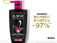 Loreal Paris Fall Resist 3x hair fall shampoo shampo untuk rambut rontok