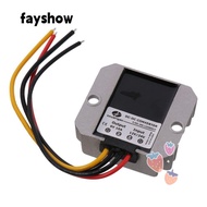 FAY Voltage Regulator, Silver DC 12V/24V to DC 6V 10A Power Voltage Converter, Durable Aluminum Shell Power Module Power Supply Replacement