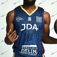 JDA Dijon Blue White 2025-26 New Arrivals Basketball Jersey 3D Print Basket France LNB Home Away Adu