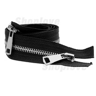 30cm to 80cm Copper Tooth Metal Double-End Zipper