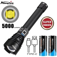 5000Lumen P90 LED Zoom Powerful Flashlight USB Rechargeable High Power Outdoor Patrol Camping Huntin