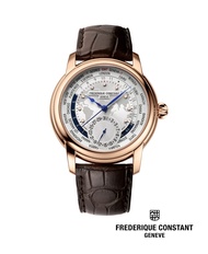 Frederique Constant นาฬิกาข้อมือผู้ชาย Manufacture FC-718WM4H4 Classics Worldtimer Men's Watch