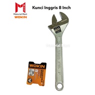 Wokin 8 Inch Wrench | Adjustable Wrench 8" | Bago 8" Wokin | Material Mart