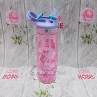 SMIGGLE junior Unicorn Children's Water Bottle with silicone Straw 750ml BPAFREE