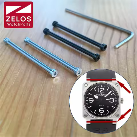 steel screw tube rod for Bell&Ross Aviation INSTRUMENTS BR 03 automatic watch