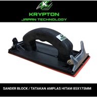 Krypton sander block 85x175mm sandpaper base (black)