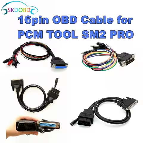 Durable SM2 PRO J2534 VCI KTM FLASH Commodity Accessories 14P 600KT02 DB15 DB 25Pin with GPT Functio