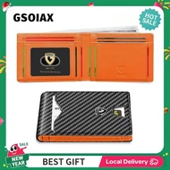 GSOIAX Men's Slim Wallet with RFID Blocking Men gifts Holidays Best Gift Ideas