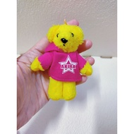 Preloved soft toy SKC61/ keychain Akira Live Tour 2012 B0111 Yellow Teddy Bear THE REVOLUTION 2014 A
