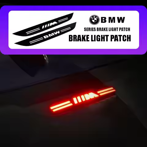 PVC Material Car Brake light Patch Sticker Decoration Accessories For BMW X1 X2 X3 X5 X4 X6 X7 iX3 F