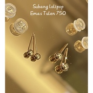 Subang Paku Emas 750