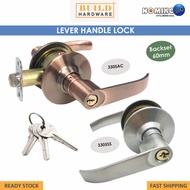 NOMIKO Tubular Lever Cylinder Handle Door Lock Entrance Home Room Tombol Pintu Bilik Door Lockset Kunci 带柄门锁