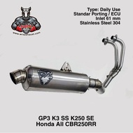 WRX EXHAUST HONDA CBR250RR  GP3 open