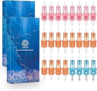 ATOMUS 50pcs Tattoo Cartridge Needles Size #10 RL RS RM M1 Tattoo Needles for Tattoo Gun Pen Supplie