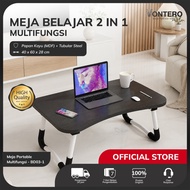 Votero Minimalist Wooden Folding Study Table for Modern Children and Adults Laptop BD03-1 (RANDOM CO