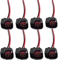 FainWan (8pcs) Fuel Injector Connector for EV6 EV14 USCAR Pigtail Harness Socket Plug Wire for LS2 L