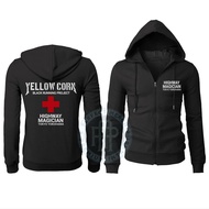 Jaket Bomber Yellow Corn Tokyo Yokohama Highway Magician Hitam Premium