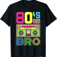 80s Shirt Bro 1980s Fashion 80 Theme Party Outfit Retro Tops
