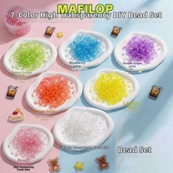 MAFILOP Handmade DIY Perler Beads, High-Transparency 2.6mm Glass-Colored Perler Bead, Handmade Heat 