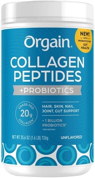 Bột Collagen Peptides + Probiotics Orgain 726g (Unflavored)