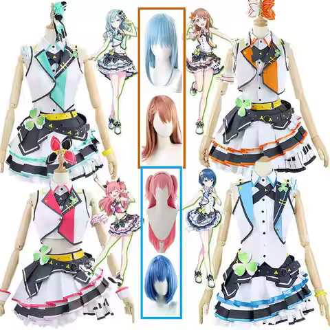 Kiritani Haruka Cosplay Hanasato Minori Momoi Airi Hinomori Shizuku Cosplay Anime Project Sekai Colo