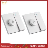 [Redpowderyan] 1gang 2way Light Switch Stepless Speed Switch Switch