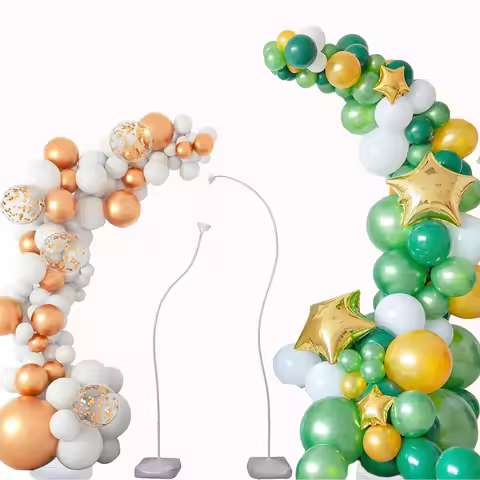 Balloon Arch Kit 2.8M & 1.9M Free Bending Half Balloon Arch Stand with Base Balloon arch Wedding Bir