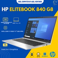 (6 MONTH WARRANTY) HP EliteBook 840 G8 Notebook 11th Gen Core i7(1185G7) 14"FHD Windows 11Pro
