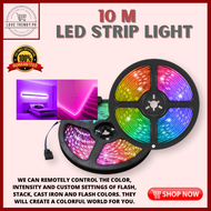 RGB + 24keys Remote Control + with power Adapter Supply LED Strip Light | 10 Meter LED Strip Light | 5 Meter LED Strip Light  |Strip Decorative Light for Bedroom, Ceiling, Cabinets, Cove light | Perfect Christmas Lights Decoration