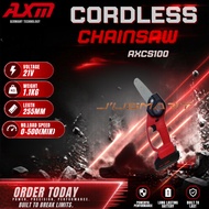 AXM AXCS100 21V 2.0Ah 4" Cordless Mini CHain Saw / Rechargeable Battery x 2 / Charger