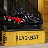 A Bathing Ape (BAPE) STA  AF1 Men's and women's low cut fashionable board shoes Sneakers