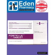 Fortelle Tablet ( 28's ) + Lenius Omega-3 501mg Capsule ( 28's ) For Female Fertility