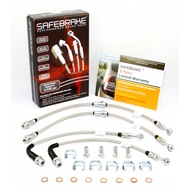 PRO RS STEEL BRAIDED BRAKE HOSE for Lancer EVO 7/8/9 CP9A/CT9A 2001-2007 - 4pcs (5 Years Warranty)