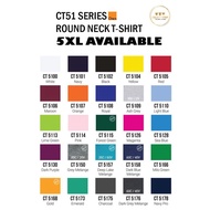 CT51 OREN SPORT COMFY COTTON TEE SHIRT 5XL