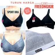 BELLINO - Termurah Bh Sport Bra Wanita  Remaja Cup Kecil Tanpa Kawat Size 34-38 Bra Sport  Misty Size 34 36 38 Cup Kecil Bh Remaja Smp Pakaian Dalam Cewek Abg Tanpa Kawat Tanpa Busa