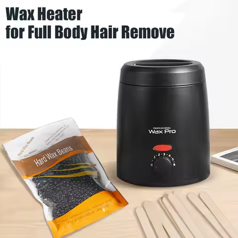 Wax Melting Machine Wax Heating Pot Wax Hair Removal Machine Wax Bean Machine SPA Body Epilator Para