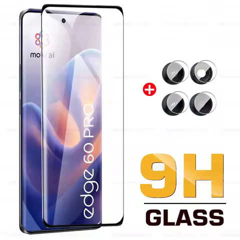 9H Curved Glass For Motorola Edge 60 Pro Screen Protector Moto Edge60 Fusion Tempered Glass MotoEdge