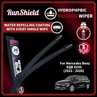 RunShield For Mercedes Benz EQB X243 2021 - 2026 Hydrophobic Coating Silicone Wiper Blade Car Windsh