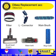 Dibea G22 replacement accessories/Filter/main brush/L-connector