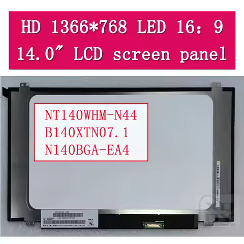 New 14.0 Screen NT140WHM-N44 V8.0 N140BGA-EA4 Rev C1 C5 5D11B81961 B140XTN07.1 N140BGA-EA4 FRU 5D10M