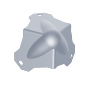 Penn Elcom Medium Ball Corner with 1mm Radius Part No C1080Z