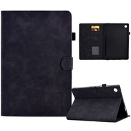 全城熱賣 - 適用於華為 MatePad T 10 / T 10s / 榮耀平板6 / X6 壓花字母平板皮套（黑色）
