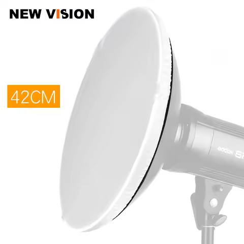 17" 42cm Soft White Translucent Diffuser Sock for Studio Beauty Dish Reflector
