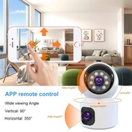 SQ001 4G 4G Sim Card Dual Lens 5MP Wireless CCTV Camera