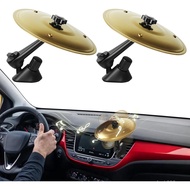 2 Pack Car Crash Cymbal Air Vent - 2026 Upgrade Mini Car Symbol Drum for Dash, Dashboard Cymbal for 