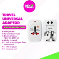 Borong Di Travel Adaptor | Adaptor Universal 2 Usb Charger Travel