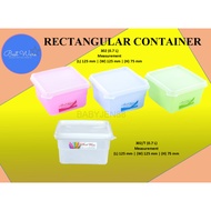 BEST WARE TRANSPARENT RECTANGULAR CONTAINER 302 302/T