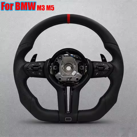 M Sport Steering Wheel for BMW Flat Bottom F01 F06 F10 F11 F12 F20 F21 F22 F25 F26 F30 F31 F32 F33 F