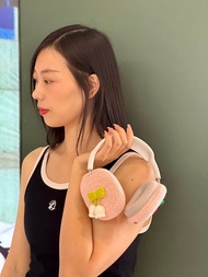 手工鉤織鈴蘭花AirPod Max保護套原創設計索尼 XM5 頭戴式耳